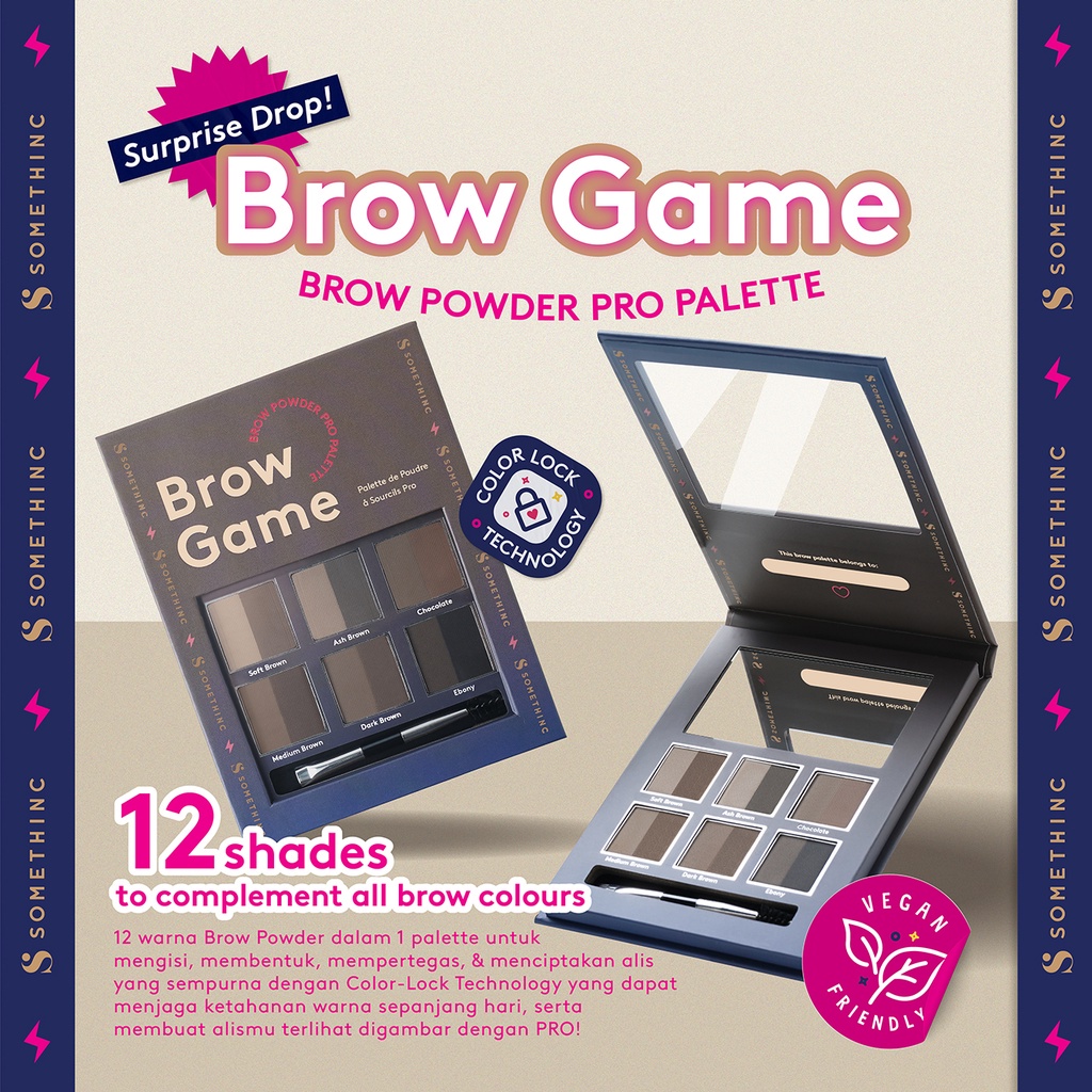 SOMETHINC Brow Game Eyebrow Powder Pro Palette