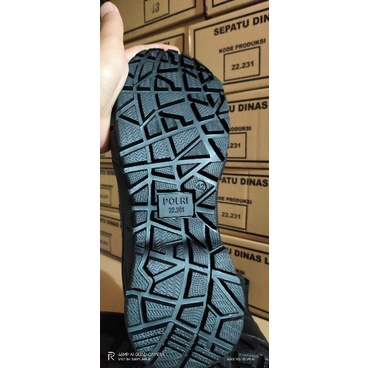 Sepatu pdl polri original jatah terbaru