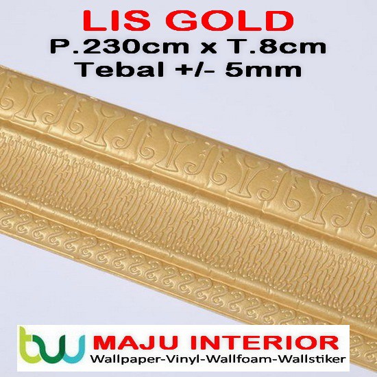 Lis Wallpaper Dinding 3D Border Walpaper 3D Wallfoam 230 cm x 8 cm x 5mm-7