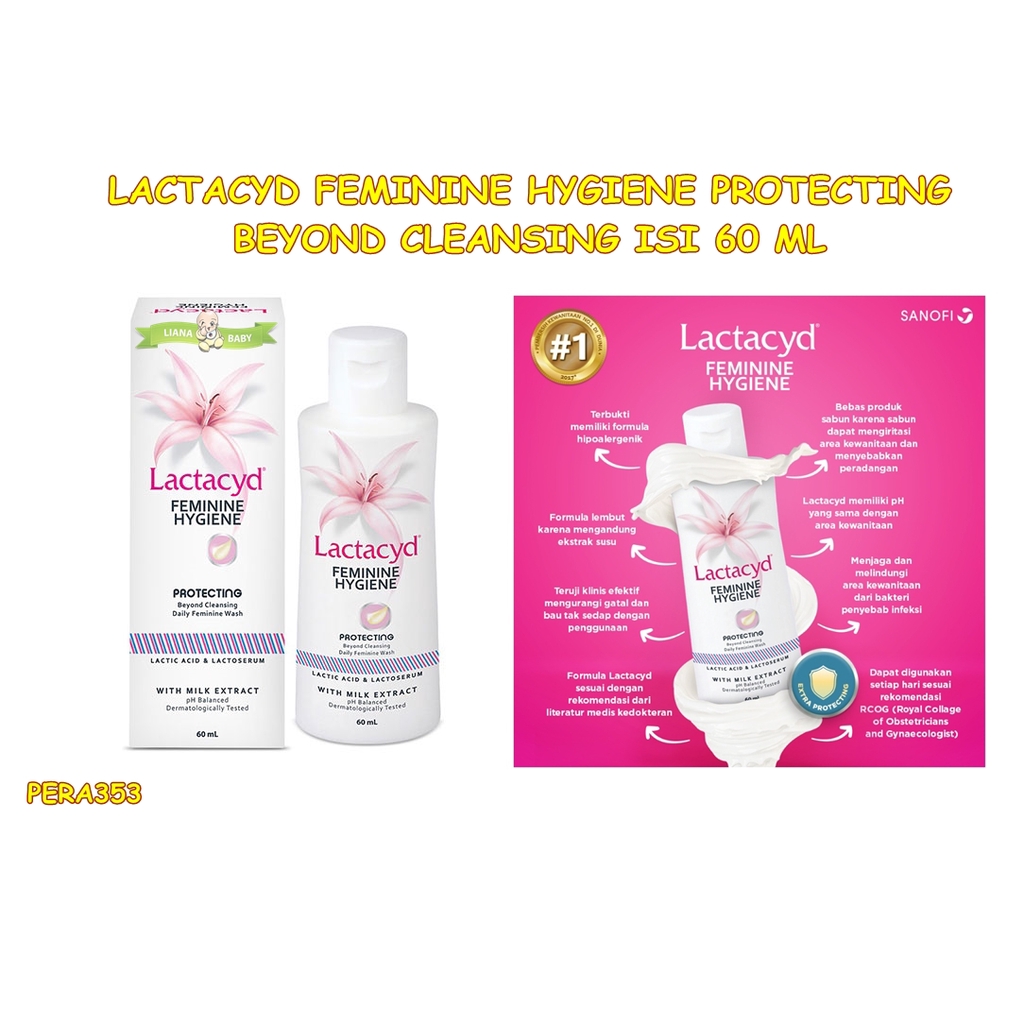 PERA353 SABUN PEMBERSIH KEWANITAAN LACTACYD FEMININE HYGIENE PROTECTING / ALL DAY CARE