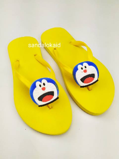 Sandal Kartun Doraemon | Sendal Cartoon | Sendal Wanita TPR