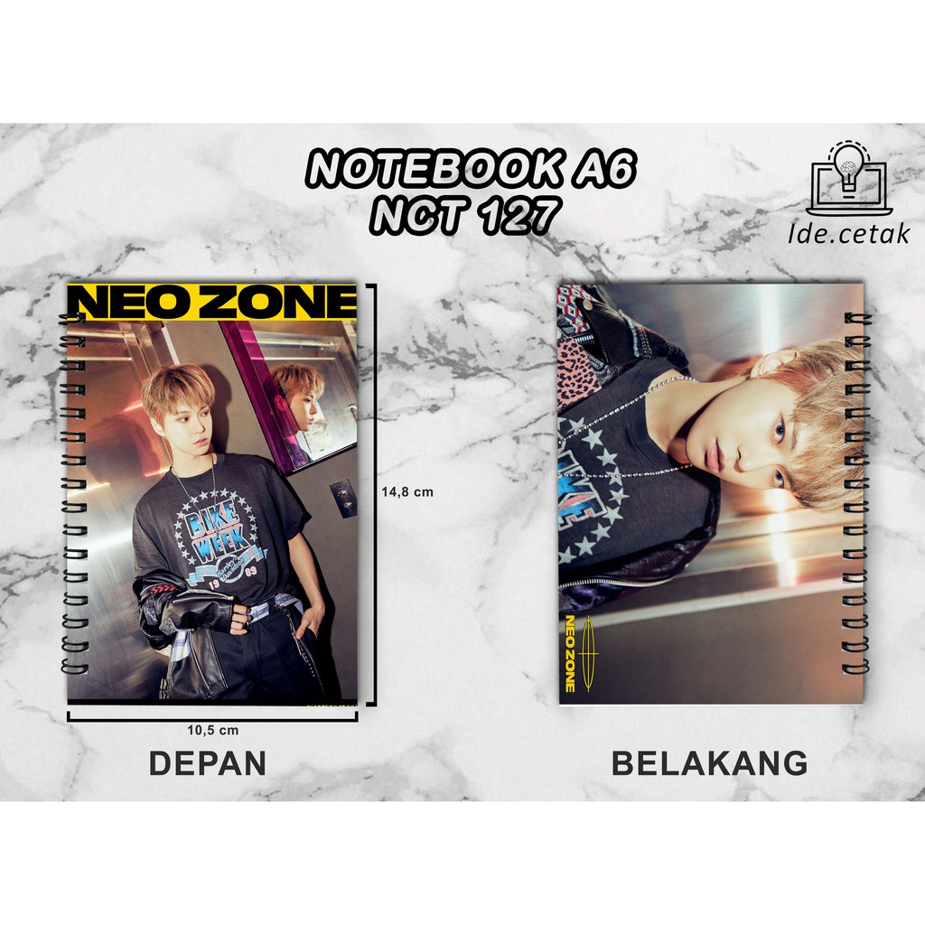 

Notebook Spiral NCT 127 A6 Unofficial / Buku Catatan A6 / Notes Kpop Murah Isi 50 Lembar BACA DESKRIP