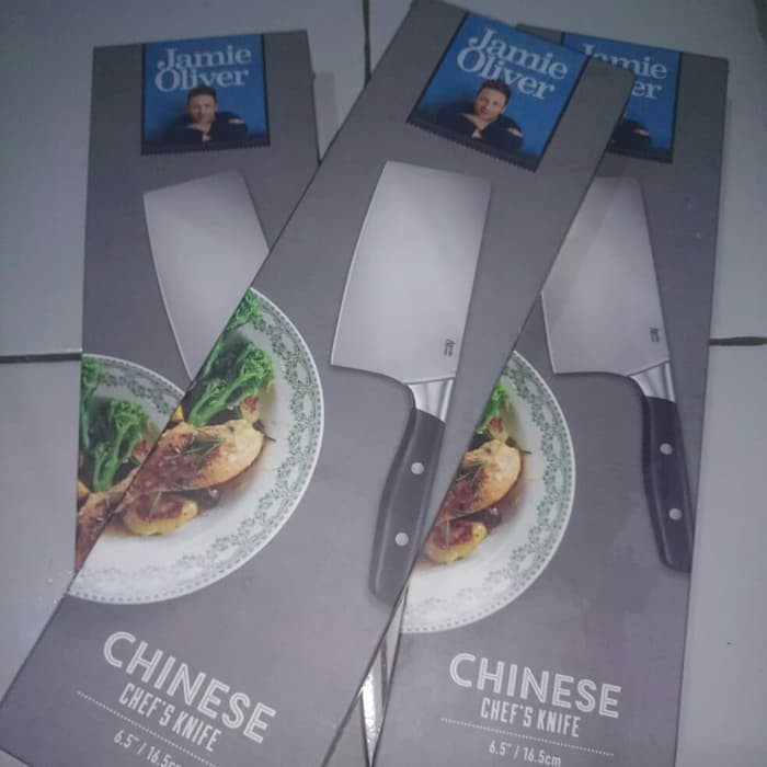 Hemat Pisau Jamie Oliver Chinese Chefs Knife Gilaa