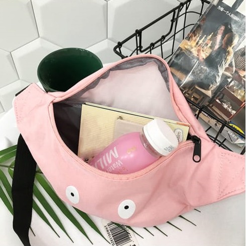 GaleryBag - Tas Wanita Tas Pinggang Wanita Carakter Mata Tas Waistbag Wanita &amp; Pria Korea Style