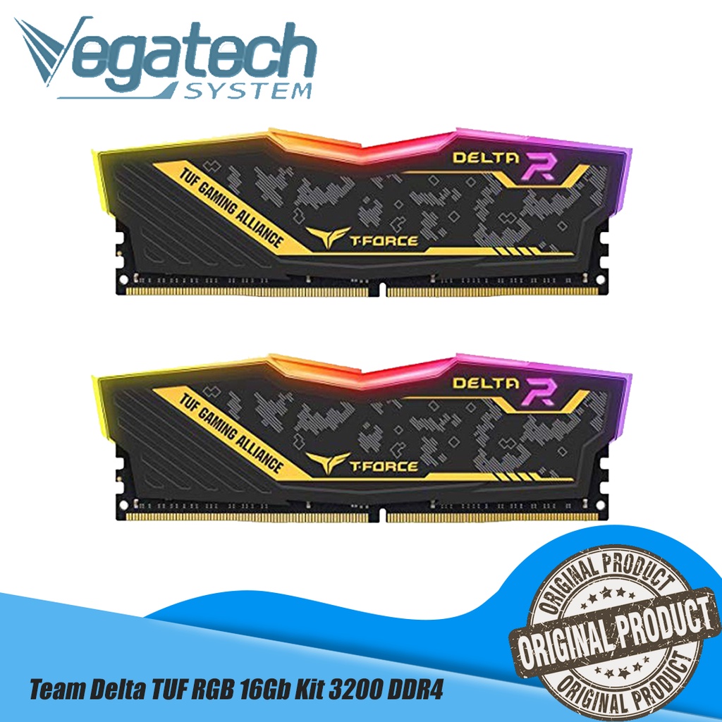 Team Delta TUF RGB 16GB Kit 8GB x 2 DDR4 3200