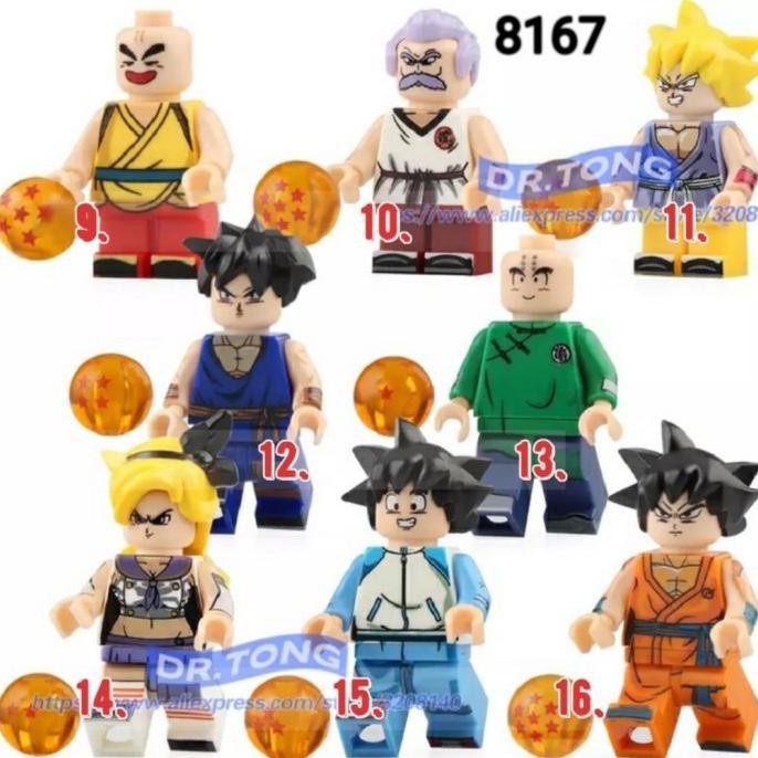 Murah Lego Dragon Ball Minifigure Dragon Balls Dragon Ballz Set B Berkualitas