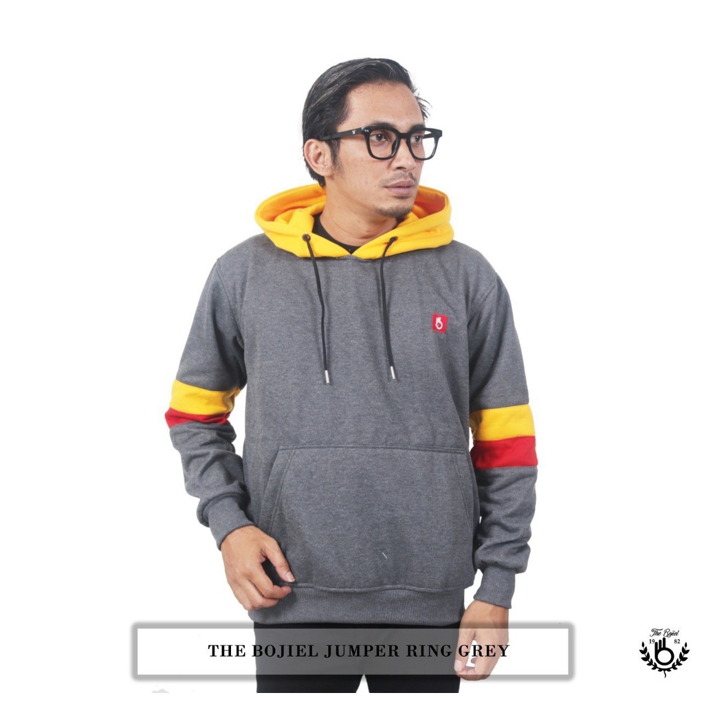JAKET HOODIE PREMIUM LOKAL BRAND - BOJIEL (STRIP COLOUR)