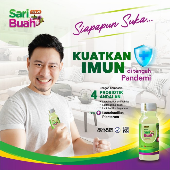 (ORIGINAL) SARI BUAH BIOJANNA SB 21 - SARI BUAH PROBIOTIK