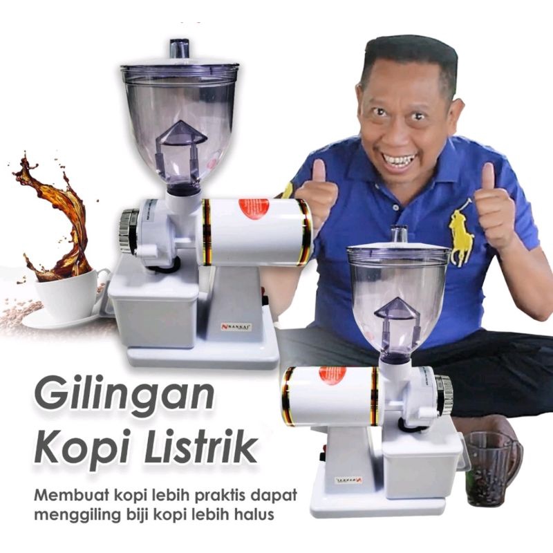 Mesin Giling Biji Kopi Gilingan Kopi Coffee Maker Grinder Listrik Elektric Rumahan