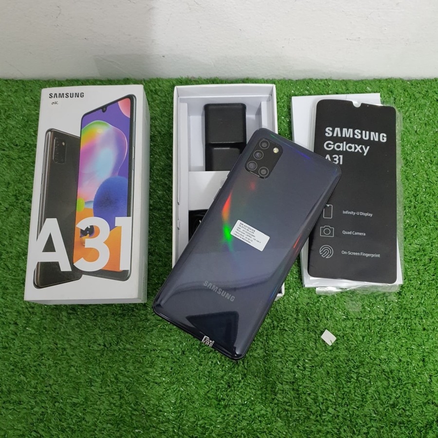 SAMSUNG A31 6/128GB FULLSET SECOND GARANSI RESMI SEIN