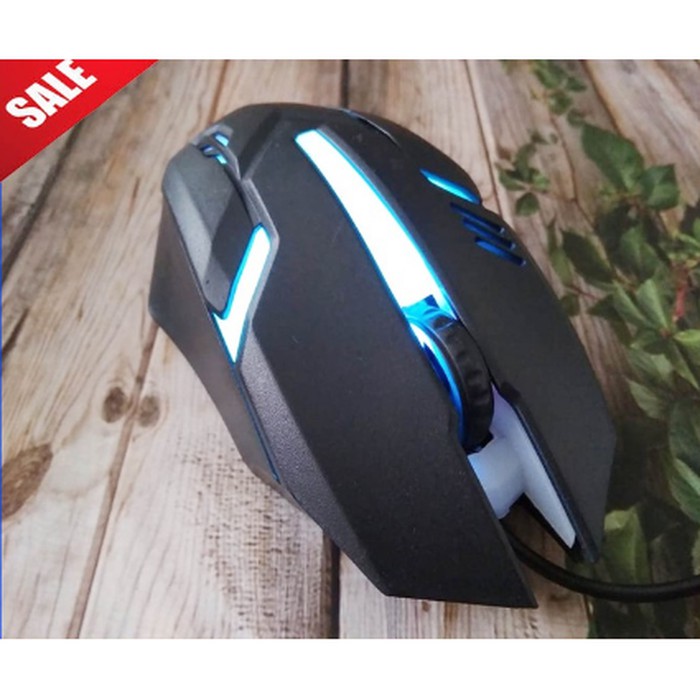 Mouse Gaming Led T-V1 (7 LAMPU) / Mouse Gaming Twolf Murah [qtop.id]