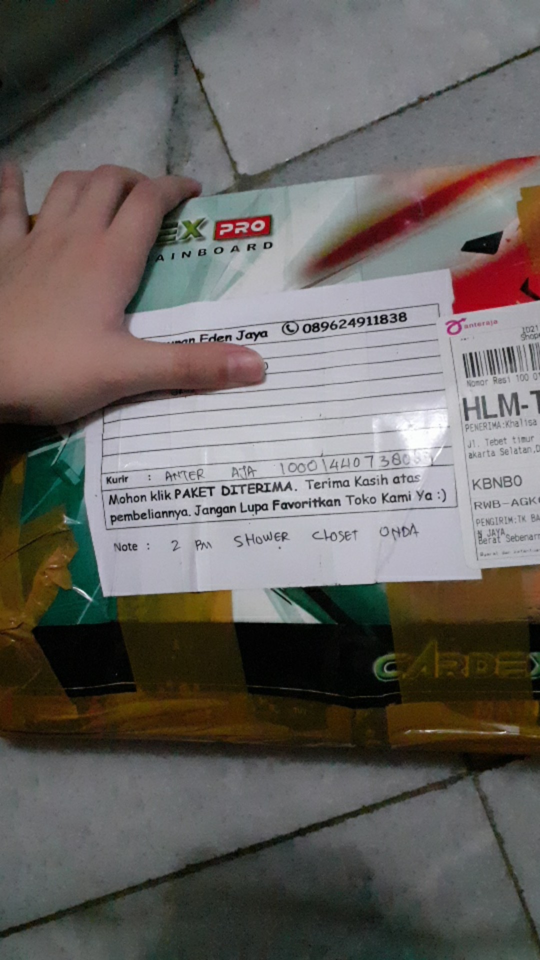 Shower Closet Onda / Jet Shower Toilet Kloset / Semprotan Cebok