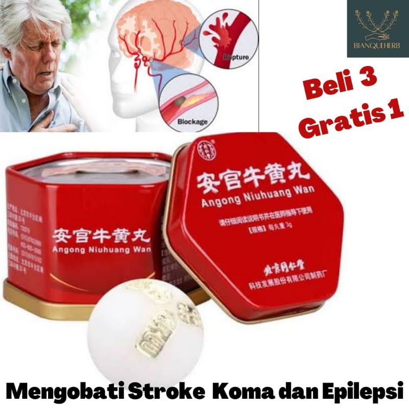 Angkung Yen Kaleng Obat Stroke Herbal Asli Original Import  Berkualitas Ampuh