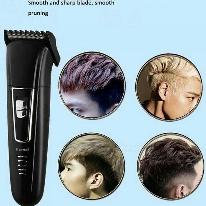 HAIR TRIMMER ALAT CUKUR RAMBUT KEMEI KM 6558 TRIMMER AND SHAVER 3 IN1