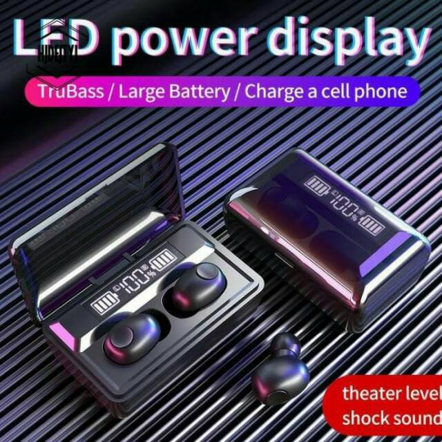 Portable Headset Earphone Bluetooth 5.0 Sport LED Digital Display Wireless AirsPro Airdots TWS T8