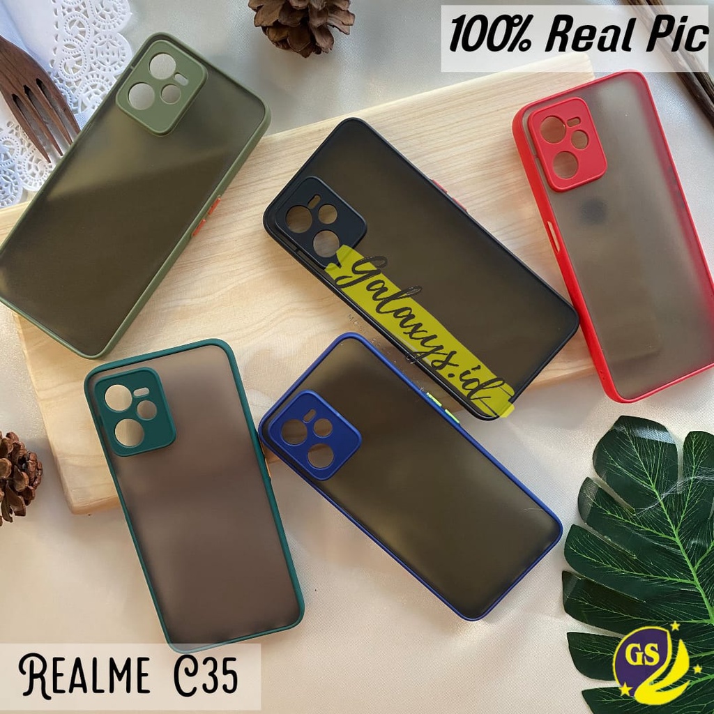 REALME C30 C35 C31 NARZO 50A PRIME / REALME 9i 9 PRO 9 PLUS PRO+ 8i CASE DOVE MATTE TRANSPARAN SLIM FUZE MACARON COLORED FROSTED