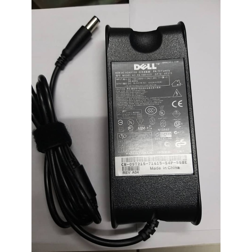 Charger Dell Latitude E6410 E6420 E6430 E6430s 19.5V 4.62A Original Free Kabel Power