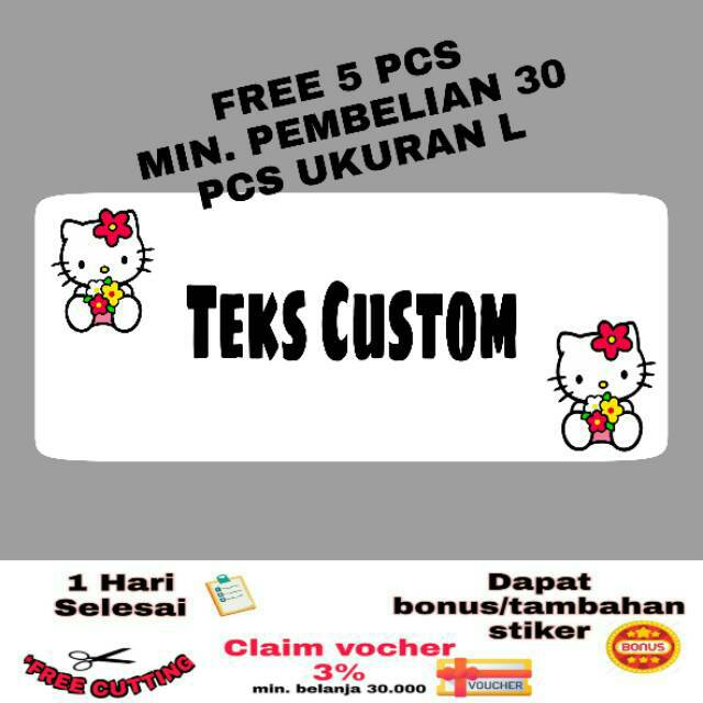 

Label/stiker nama buku (custom) | 1 HR JADI | URGENT ORDER | PROMO 17an
