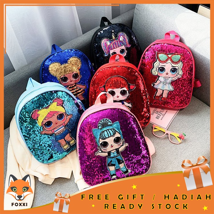 Foxxi - TAS RANSEL LOL GLITTER SEQUIN USAP