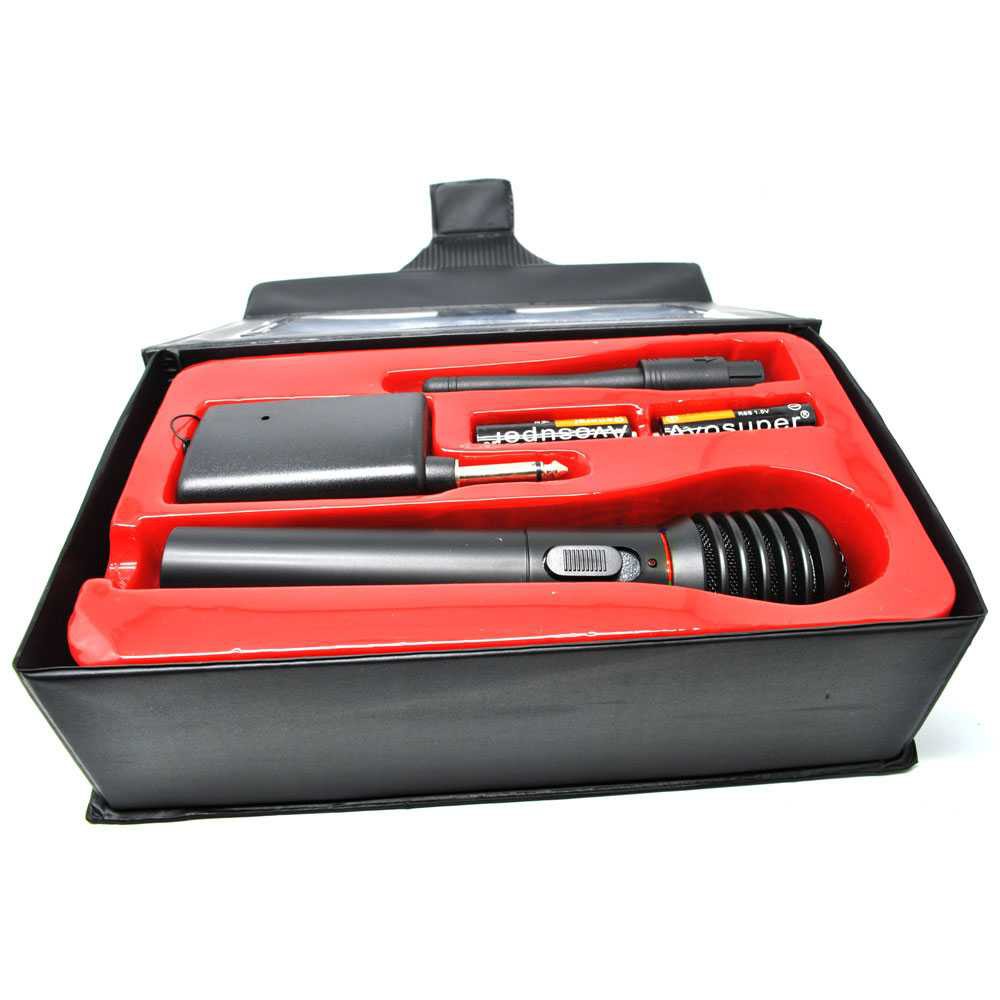 Mikrofon Profesional 2 in 1 Wireless Wired - WM-308