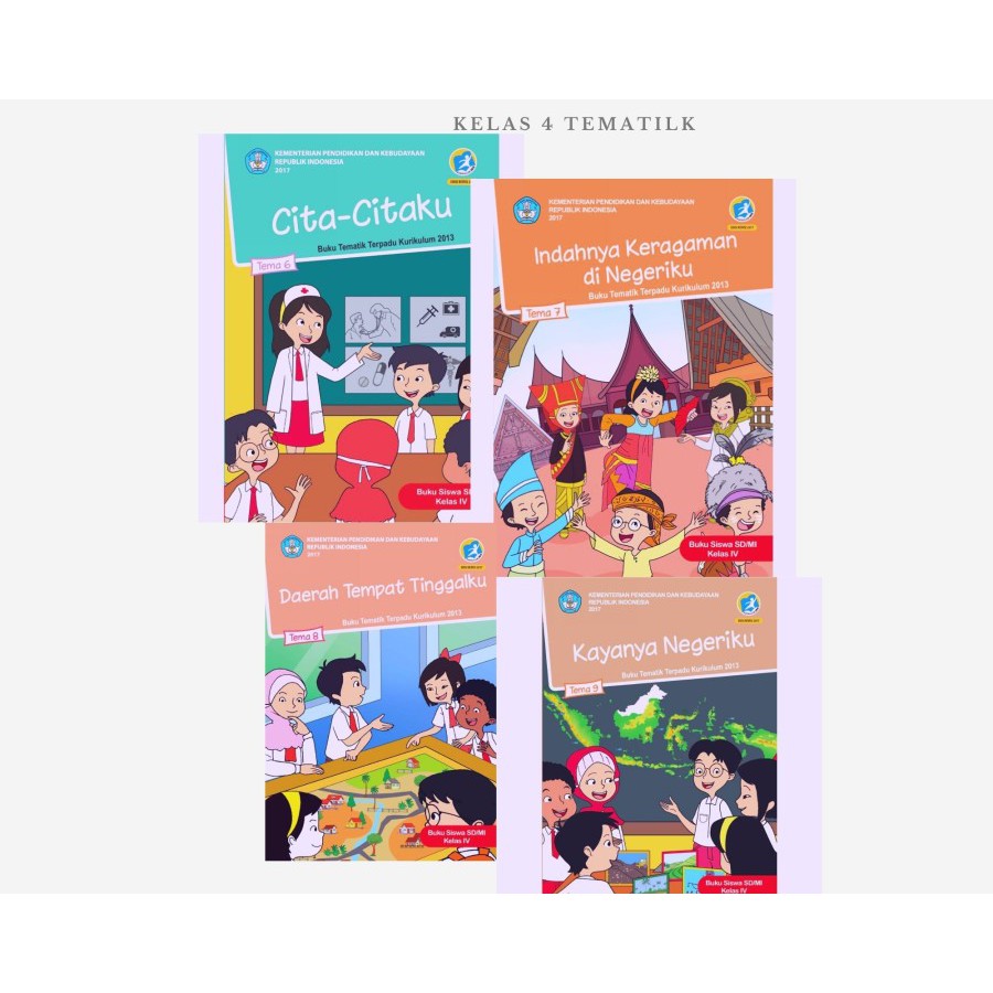 BUKU PAKET TEMATIK SD KELAS  4 TEMA 6-9