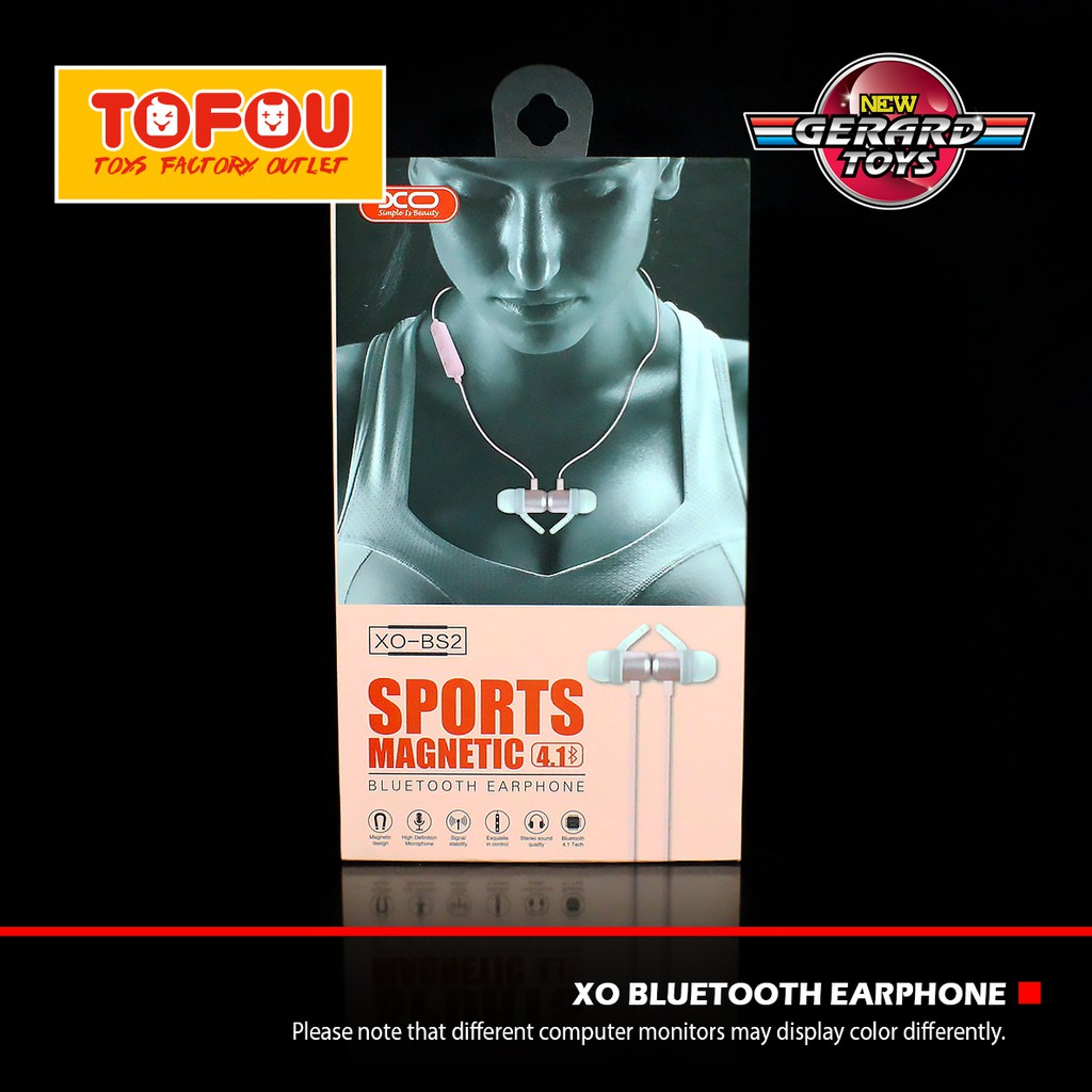 XO Bluetooth Handsfree Earphone BS2 Pink Original Murah