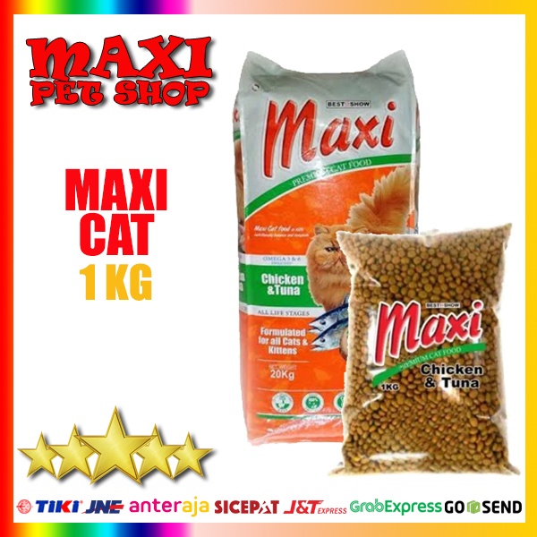 MAXI CAT 1kg REPACK Makanan Kucing MAXI CAT 1KG