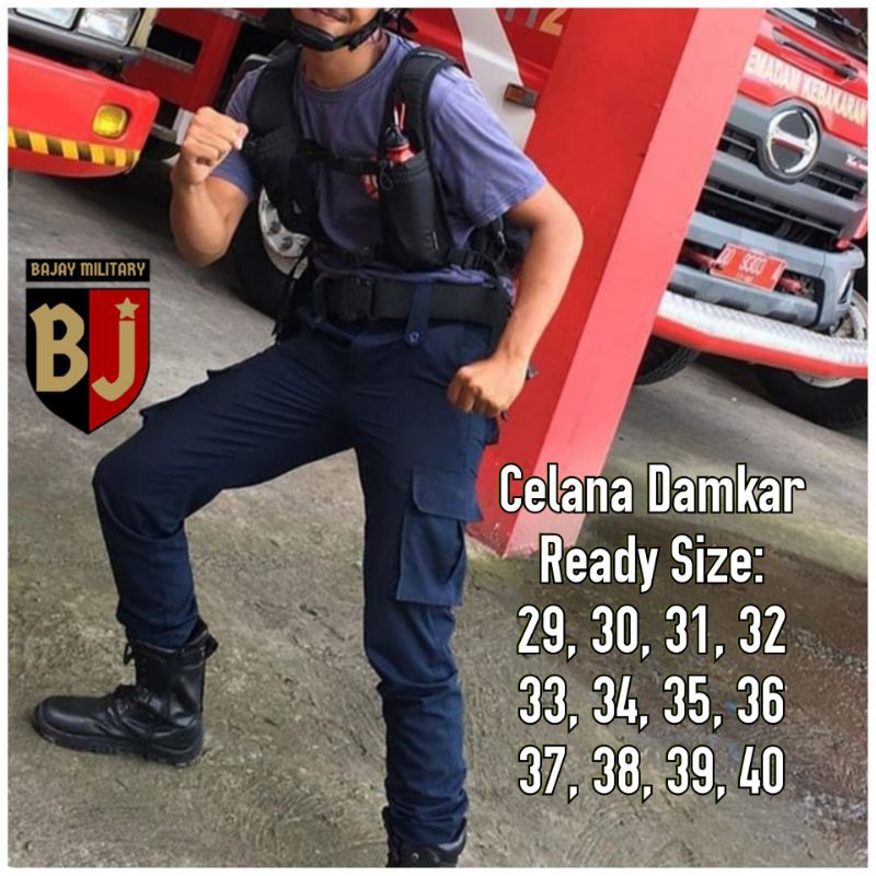 Celana Pdl Damkar Celana Dinas Lapangan Pemadam Kebakaran Shopee Indonesia