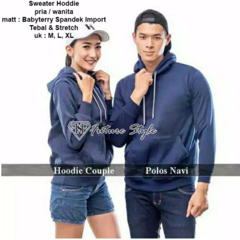 Disty November 2021 Sweater Wanita Pria Hodie Sweater Polos Unisex Sweater Polos Universal Outer  Ja