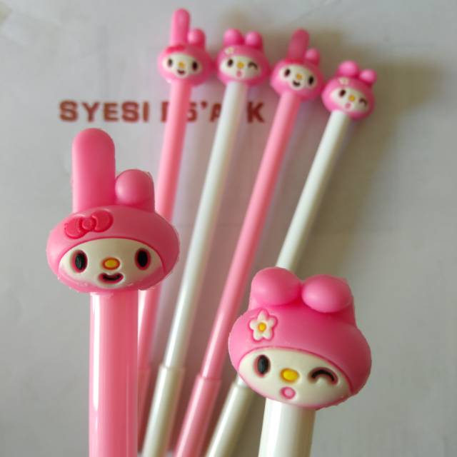 

Pulpen/Pen Gel Karakter Lucu Unik Melody