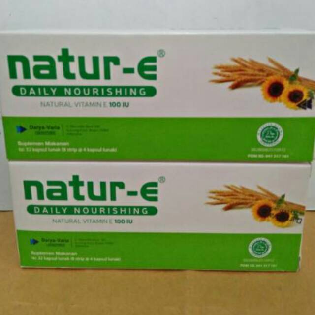 Natur E 100iu Isi 16 Dan 32 Kapsul Vitamin E Pencerah Kulit Shopee Indonesia