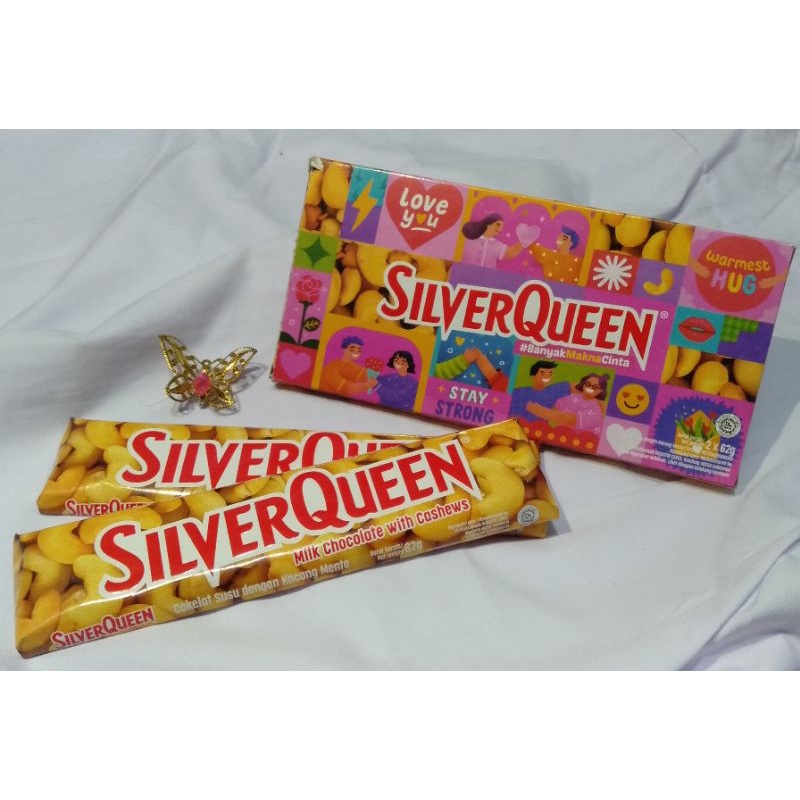 

SILVERQUEEN Milk Chocolate with Cashews 62g | original 100%