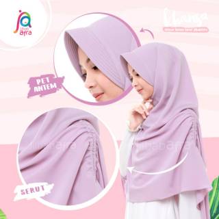 Jilbab Afra KHANSA (M) (Dusty Purple) Khimar Syari Jilbab Syari Hijab