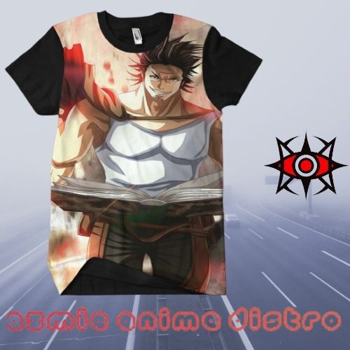 kaos 3D Fullprint Anime Black Clover Yami
