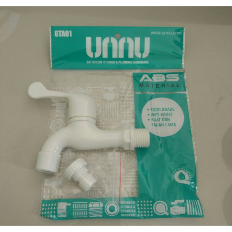 Kran unnu GTA01 / Kran tembok unnu / Kran air / unnu kran pvc