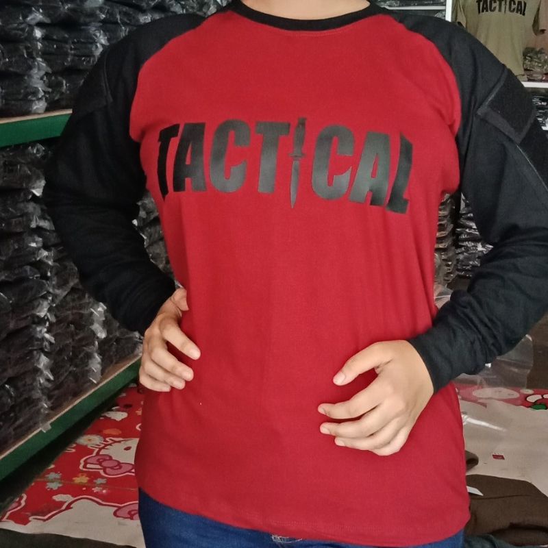 Kaos tactical lengan panjang