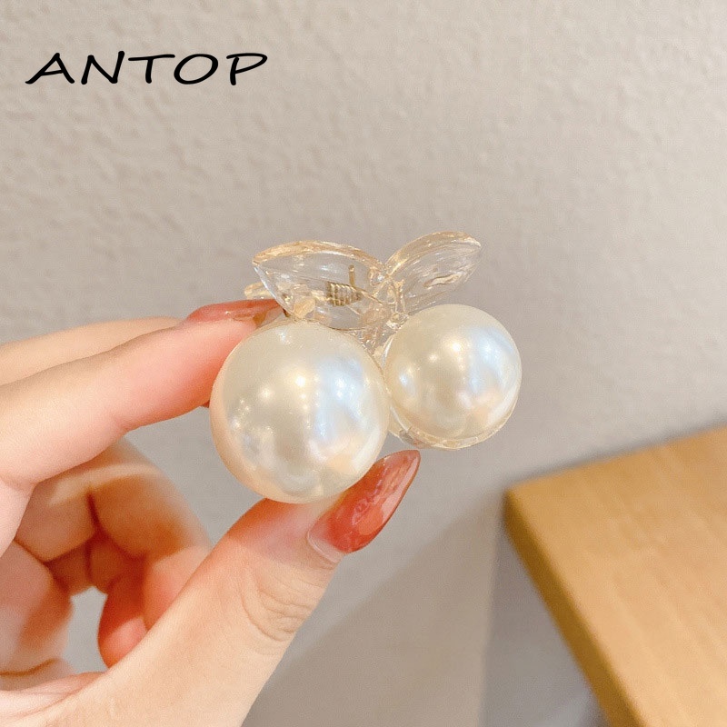 Korean Version of The Gentle Pearl Catch Clip Temperament Pearl Flower Catch Clip Popular Hair Accessories ANTOP