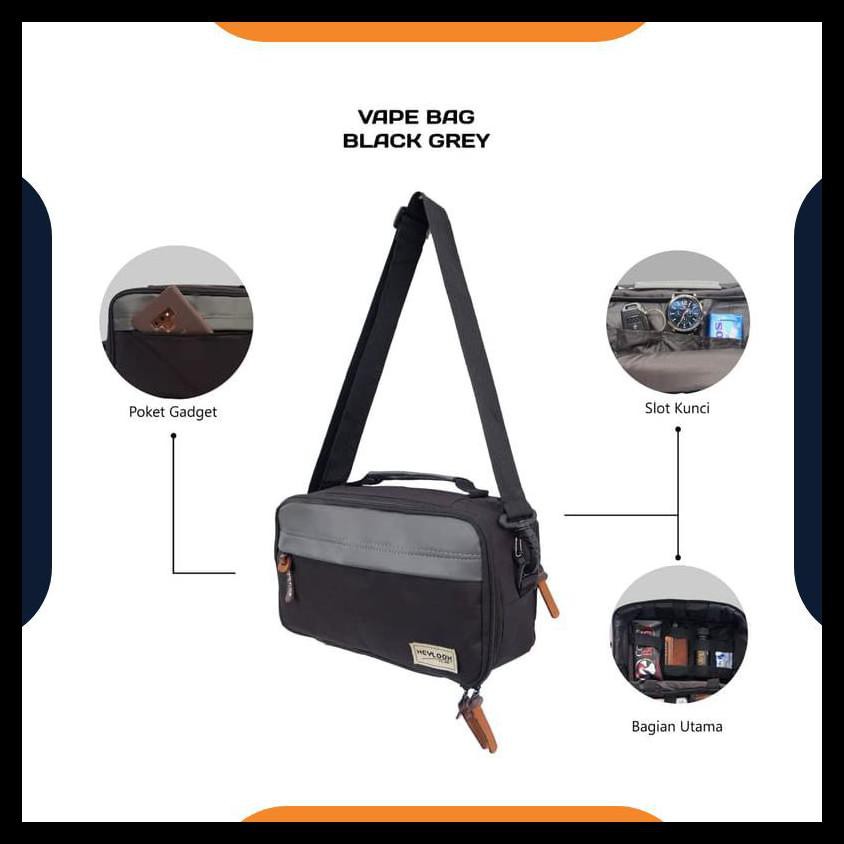 {BISA COD} AB161 Tas Vape Vapebag Pria Sling Bag Selempang Waistbag Sport MURAH Kode 378