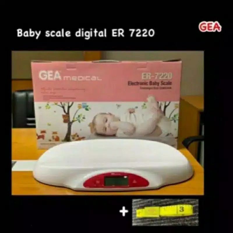 Timbangan Bayi Digital Gea ER 7220/Timbangan Bayi Digital/Timbangan Bayi