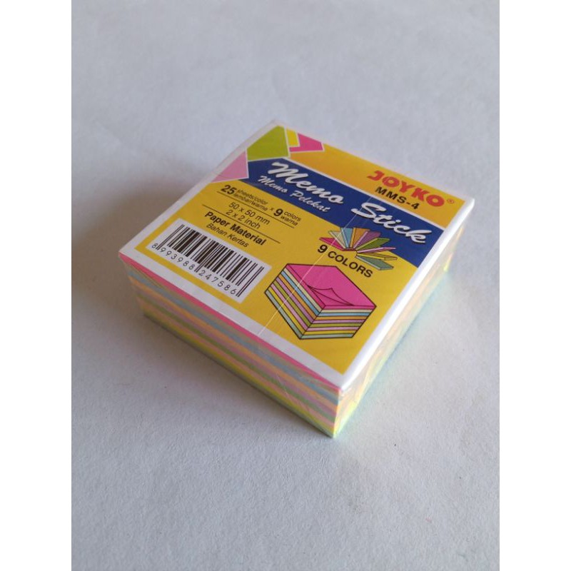 

memo stick kertas joyko mms-4 50x50mm