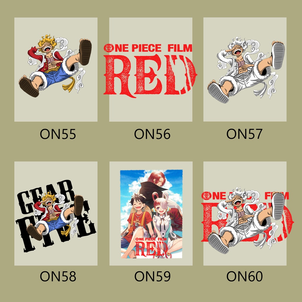 STICKER SABLON ONE PIECE STICKER KAOS ONE PIECE STICKER ONE PIECE 3