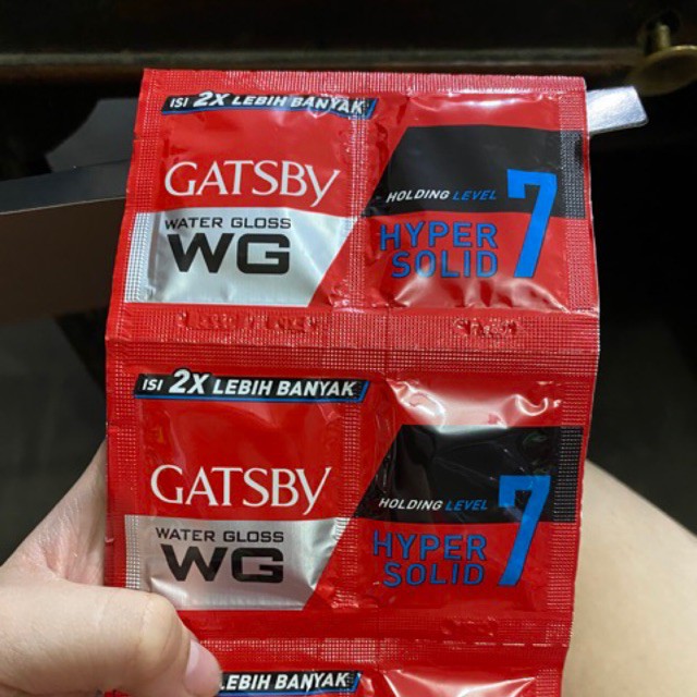 GATSBY WG MERAH / GATSBY WG KUNING / GATSBY THC Per 2 lusin / 24 pcs