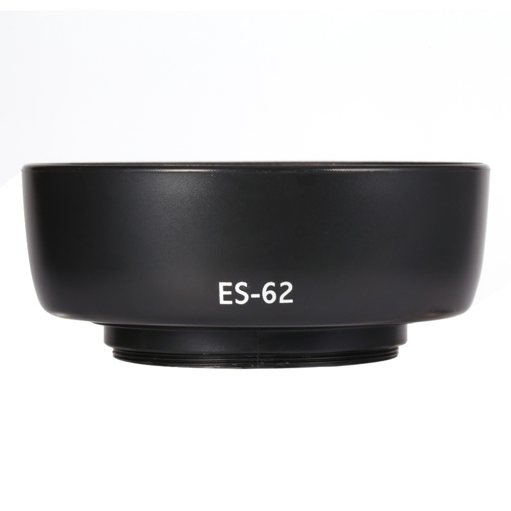 LensHood Lens Hood ES62 ES-62 ES 62 ukuran 52mm Utk Lensa Fix Canon EOS EF 50mm f/1,8 + Ring 62-L