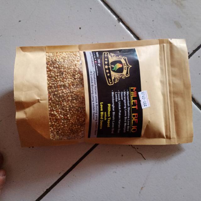 Pakan lovebird bejo dewasa