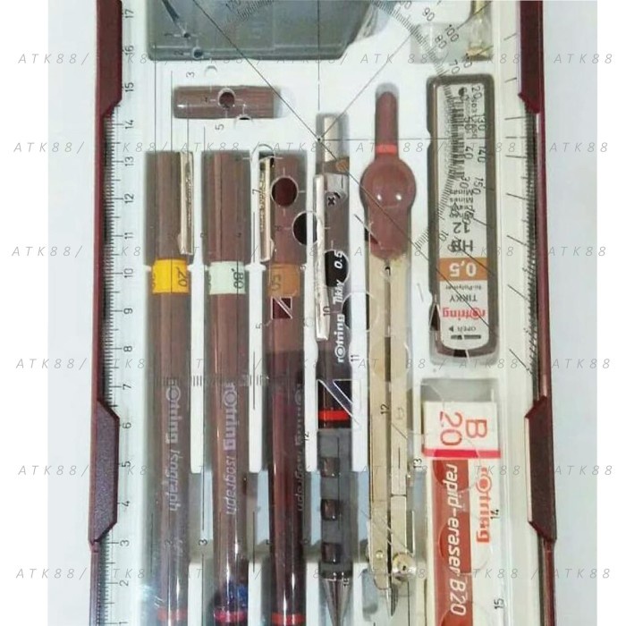 

Rotring Isograph College Set / Rapido Set 0.2 / 0.3 / 0.5