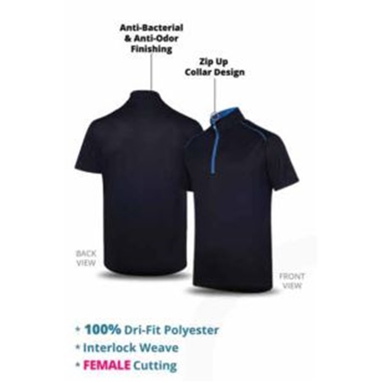 zip front polo