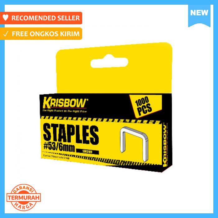 

Staples - Isi Stapler Staple Tembak 8 Mm Krisbow Terbaik - Pengikat & Perekat
