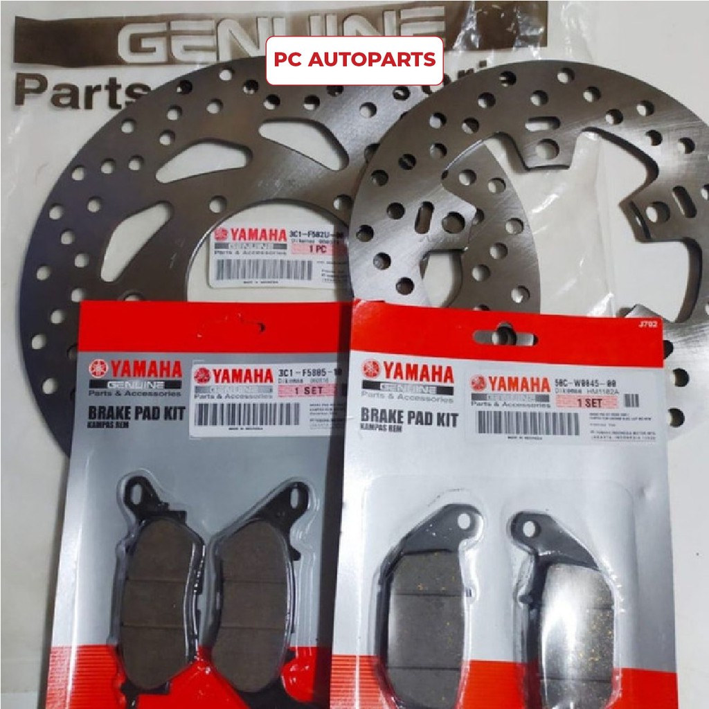 PIRINGAN CAKRAM DEPAN BELAKANG+KAMPAS REM VIXION NEWVIXION NVL