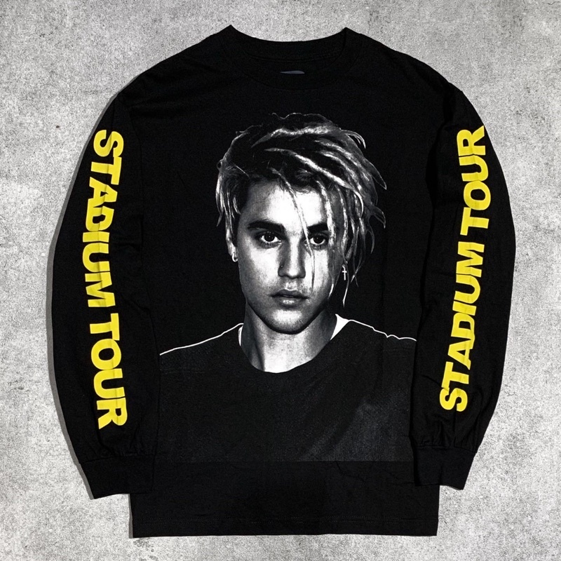 LONG SLEVEE JUSTIN BIEBER STADIUM TOUR