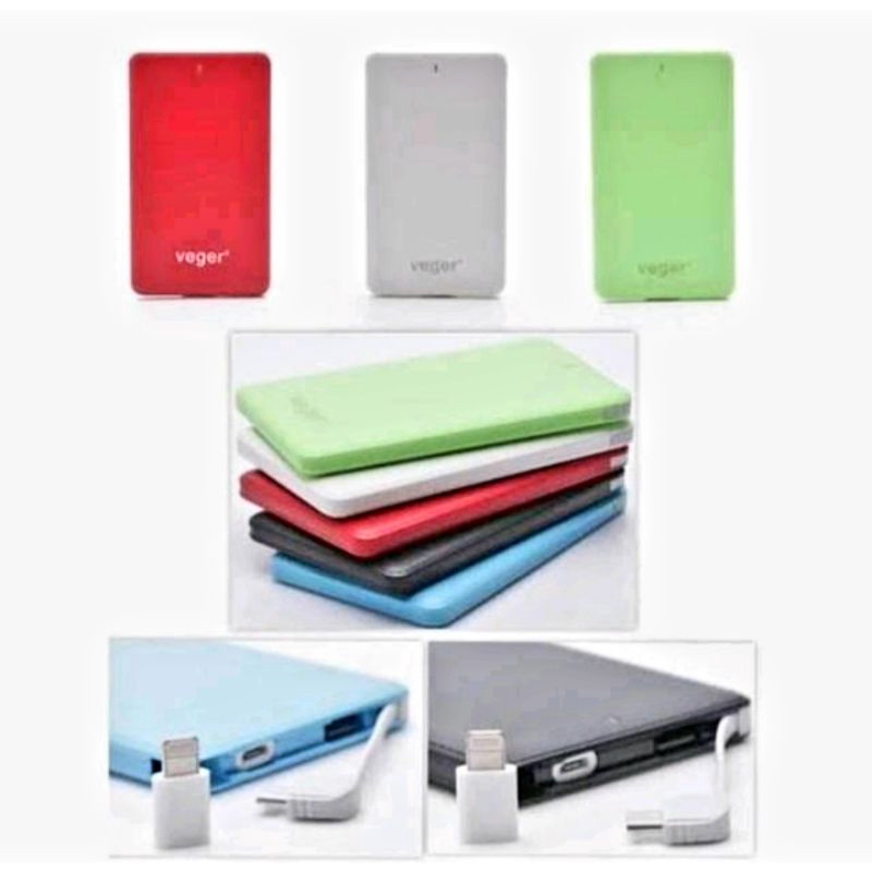 Powerbank Veger V41 10.000 Mah POWER BANK VEGER V41 Slim Original